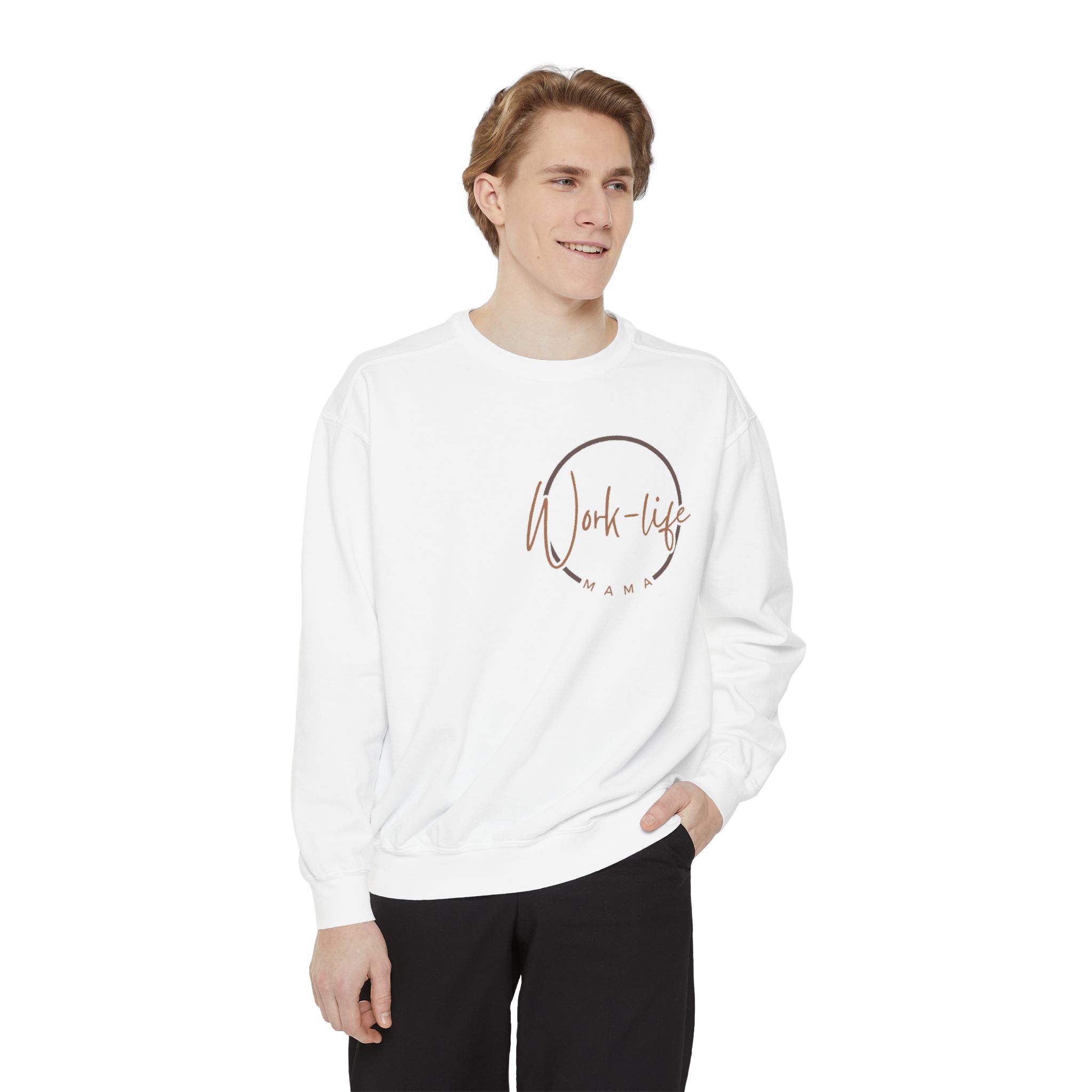 Work Life Mama Cozy Sweatshirt - Image 3