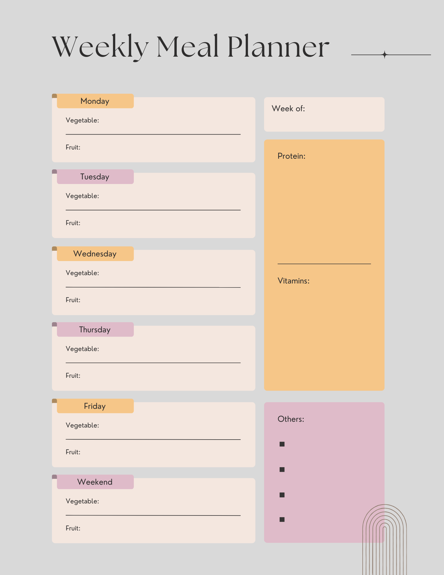 meal planner