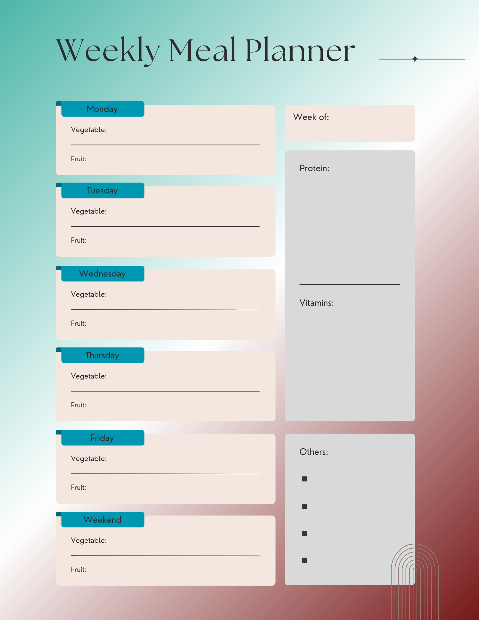 meal planner