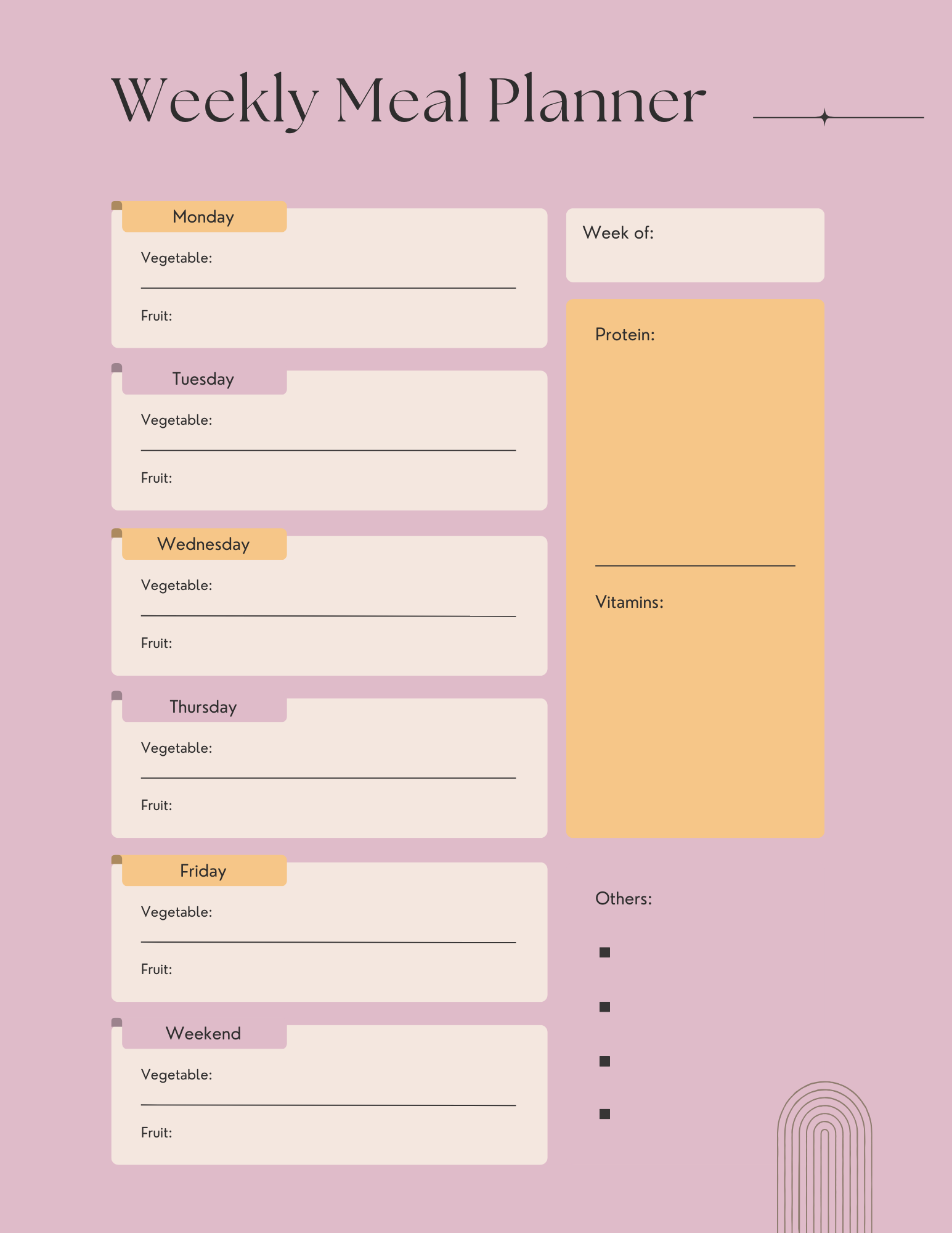 meal planner