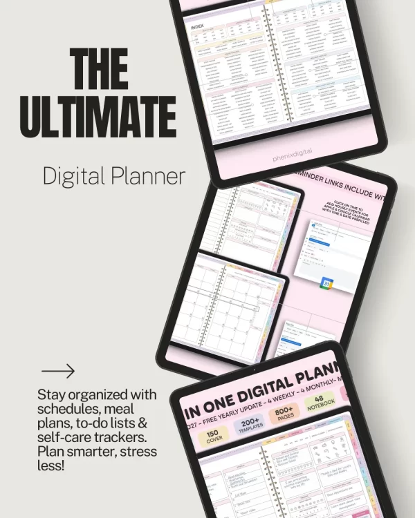 planner, ultimate planner, digital planner