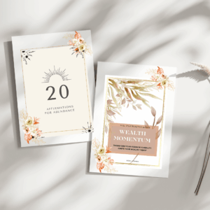 affirmation cards and ebook