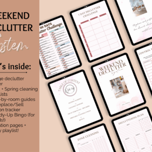 weekend declutter system